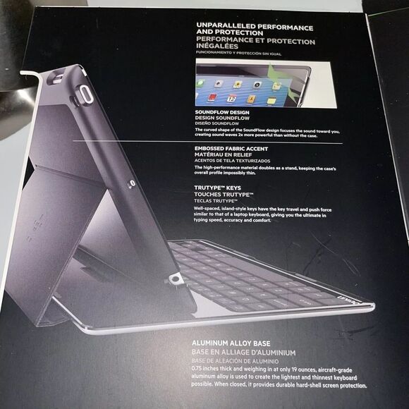 Belkin F5L151 Wireless Ultimate Keyboard Case For iPad 4th & 3rd Gen & iPad 2 - Picture 5 of 12